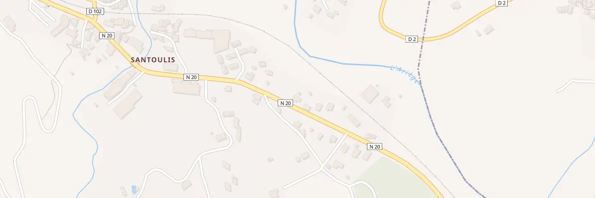Plan du 1 Le Gravier à Luzenac