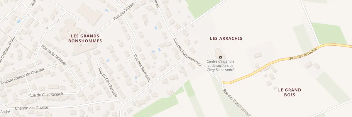 Plan du 491 Rue des Bonshommes à Cléry-Saint-André