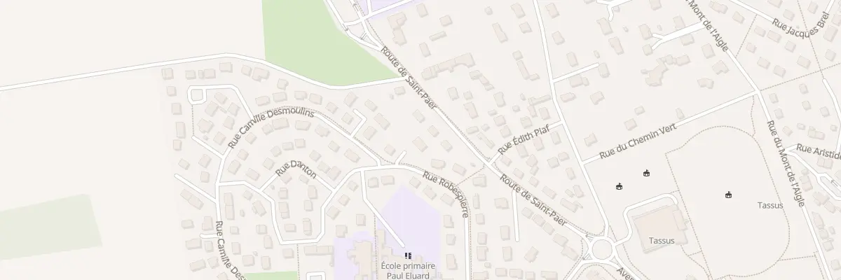 Plan du 18 Rue Robespierre à Gisors