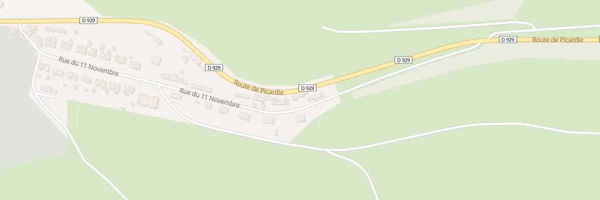 Plan du 12 Rte de Picardie à Aumale