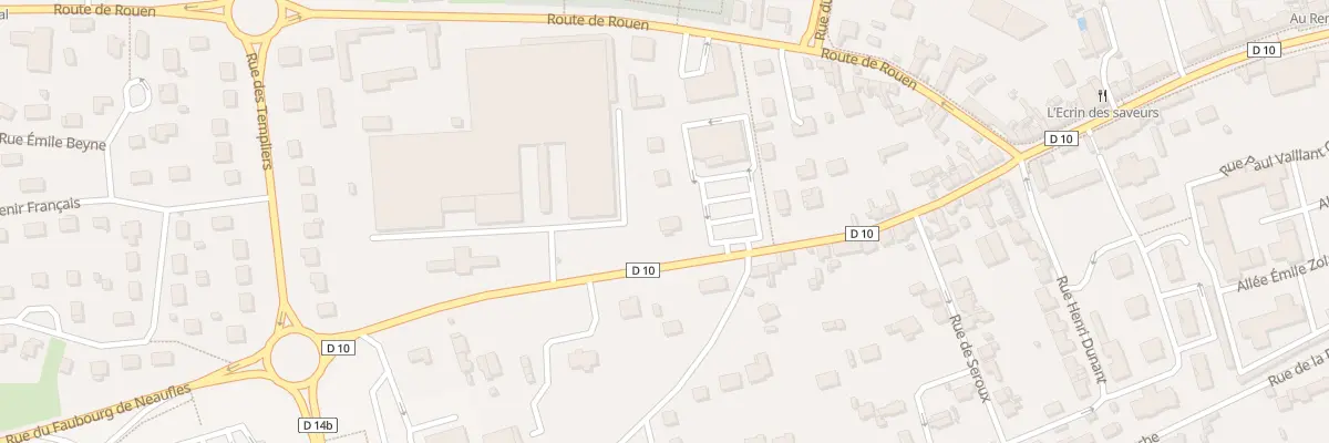 Plan du 82 Rue du Faubourg de Neaufles à Gisors