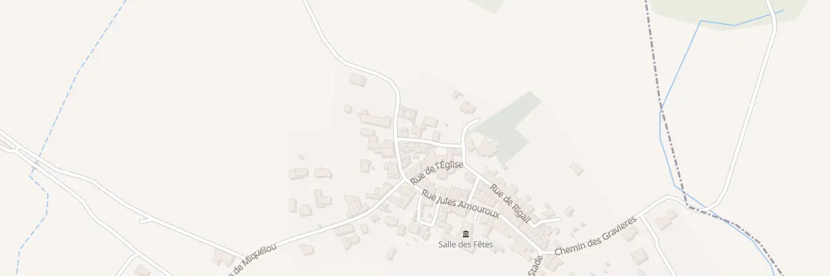 Plan du 5 Rue du Presbytére à Rieucros