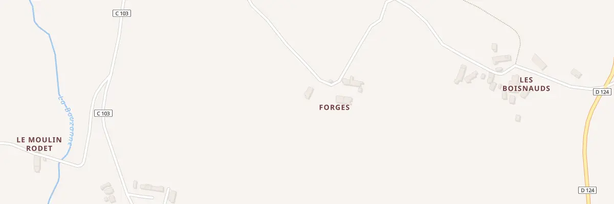 Plan du 5622 Forges à Cluis