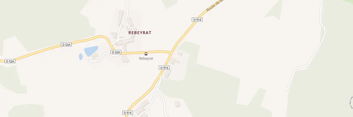 Plan du 10 Rebeyrat à Saint-Silvain-Montaigut