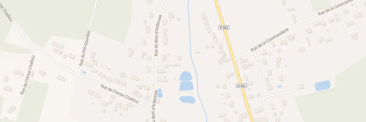 Plan du 33 Rue du Bois d’Ardennes à Villefranche-sur-Cher