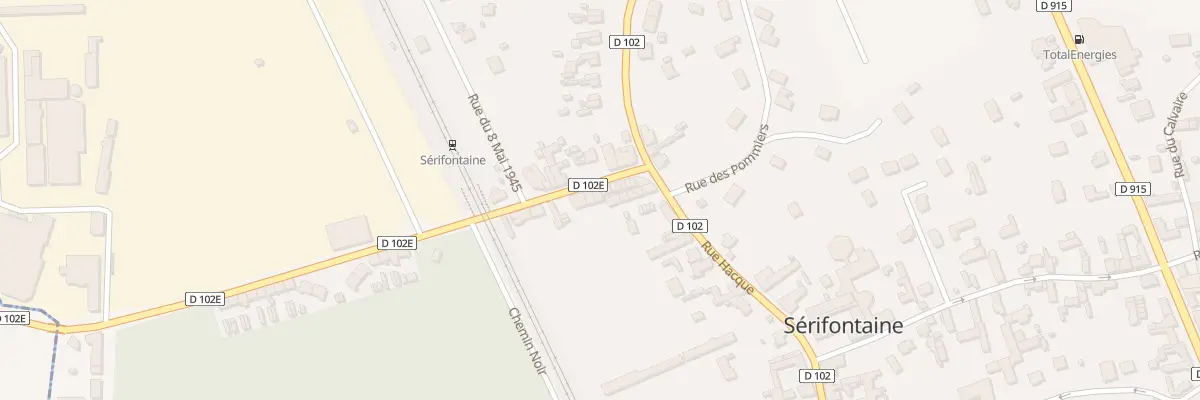 Plan du 55 Rue Hacque à Sérifontaine