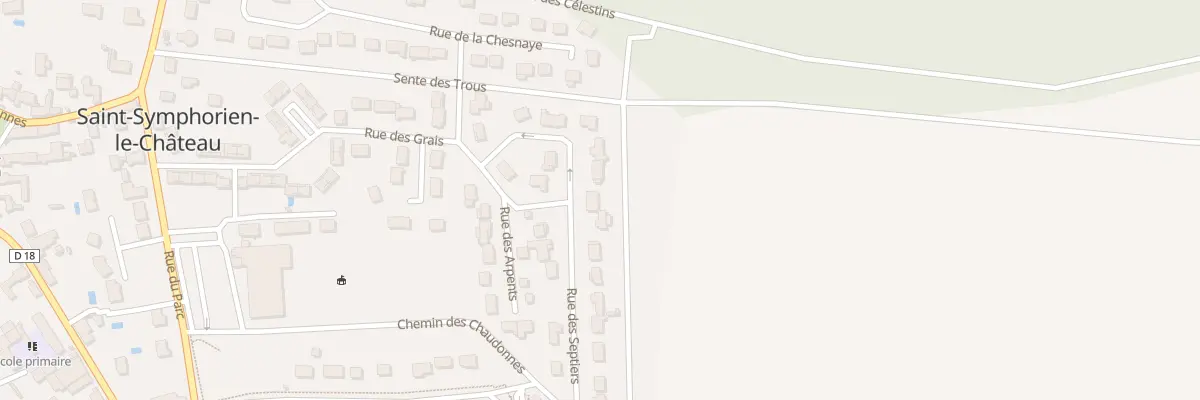 Plan du 13 Rue des Septiers à Auneau-Bleury-Saint-Symphorien
