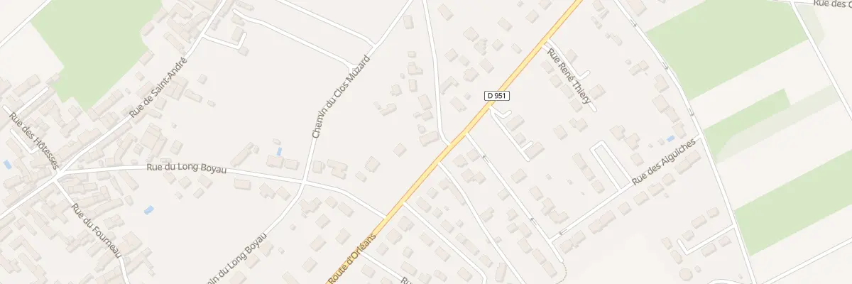 Plan du 371 Rte d’Orléans à Cléry-Saint-André