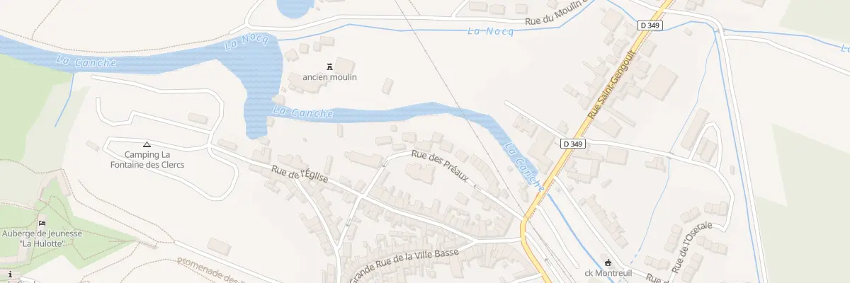 Plan du 7 Rue des Préaux à Montreuil-sur-Mer