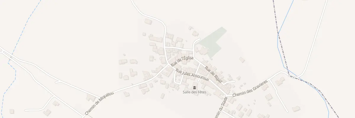 Plan du 6 Rue de l’Eglise à Rieucros