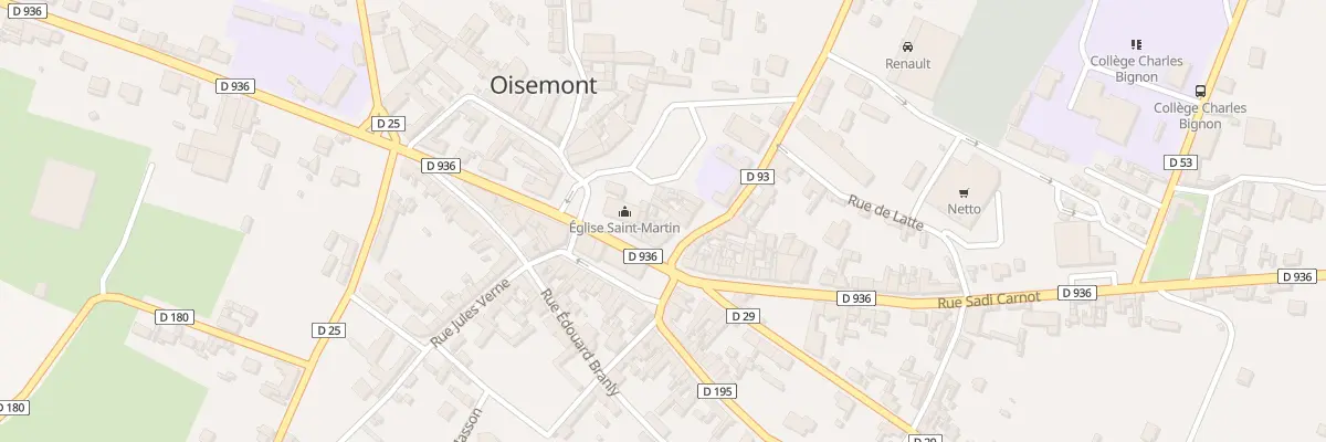 Plan du 3 Pl André Dumont à Oisemont
