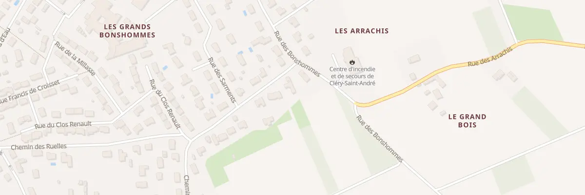 Plan du 306 Che du Bréau à Cléry-Saint-André