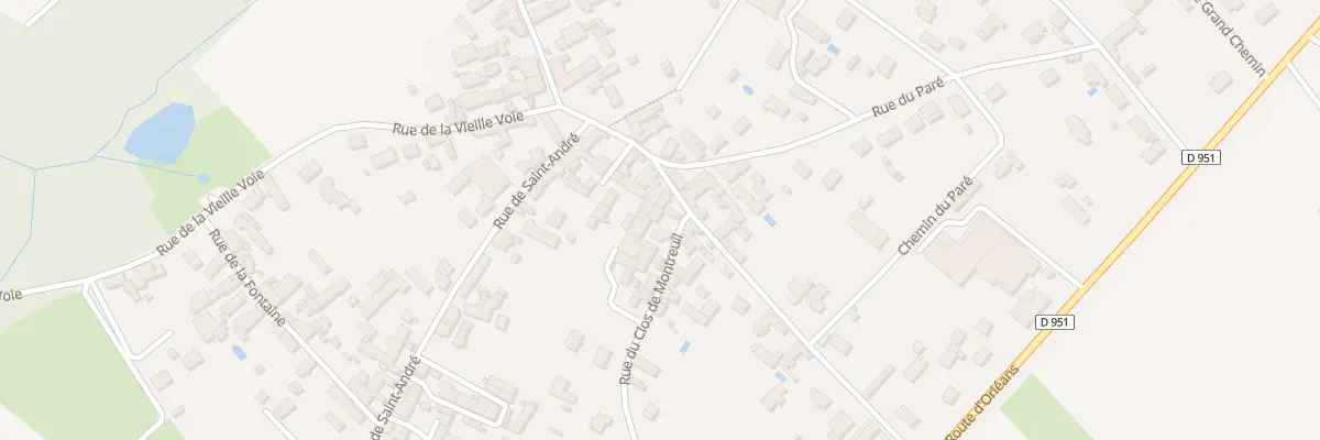 Plan du 2 Rue du Clos de Montreuil à Cléry-Saint-André