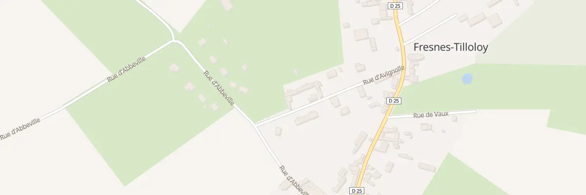 Plan du 8 Rue d’Avignolle à Fresnes-Tilloloy