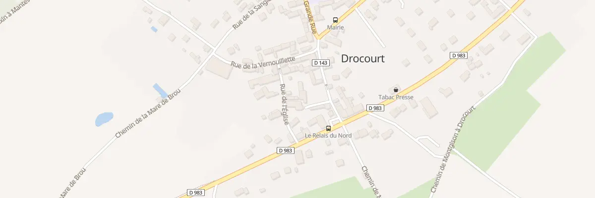 Plan du 4 Rue de l’Eglise à Drocourt