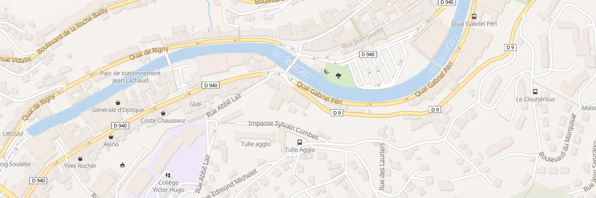 Plan du 6 Rue Anne Vialle à Tulle