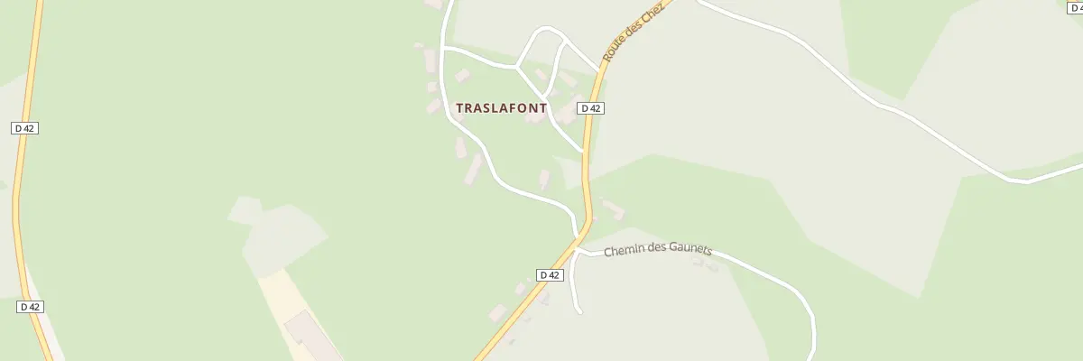 Plan du 9 Traslafont à Azat-Châtenet