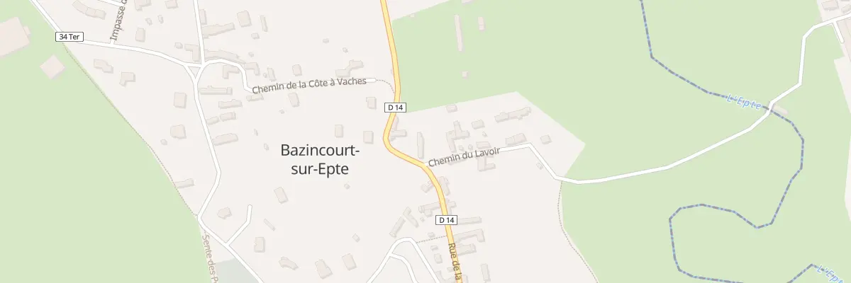Plan du 21 Bazincourt à Bazincourt-sur-Epte