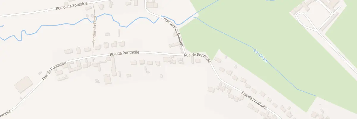 Plan du 33 Rue de Ponthoile à Nouvion
