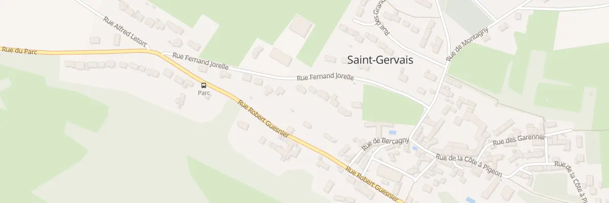 Plan du 5 Rue Fernand Jorelle à Saint-Gervais