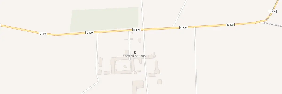 Plan du 1 Chateau de Goury à Loigny-la-Bataille