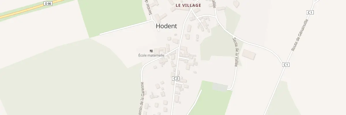 Plan du 1 Rue de la Cle des Champs à Hodent