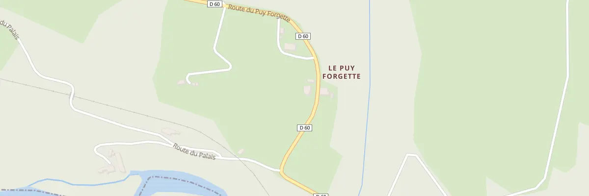 Plan du 24 Rte du Puy Forgette à Bosmoreau-les-Mines