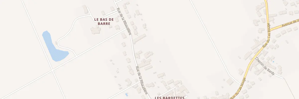 Plan du 39 Rue de la Ribaudière à Chaingy