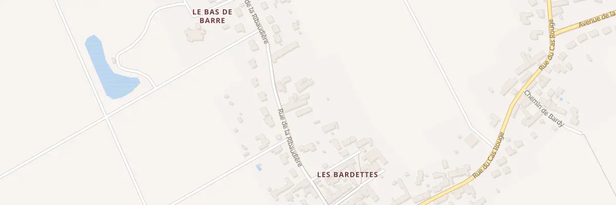 Plan du 43 Rue de la Ribaudière à Chaingy