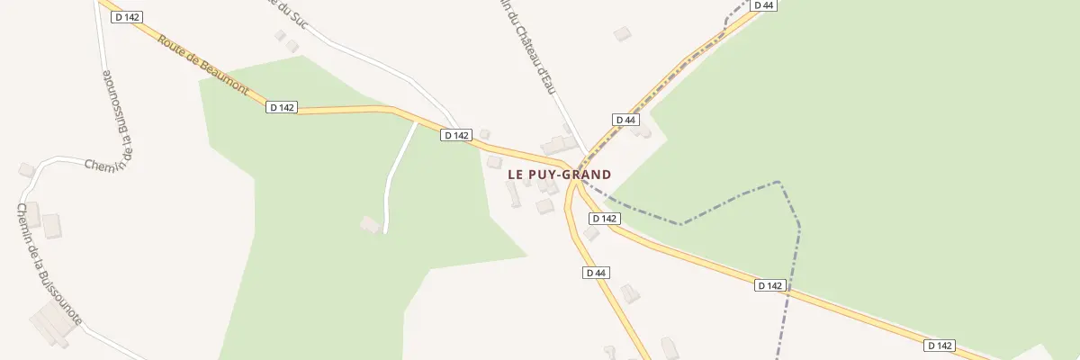 Plan du 5540 Le Puy Grand Nord à Chamboulive