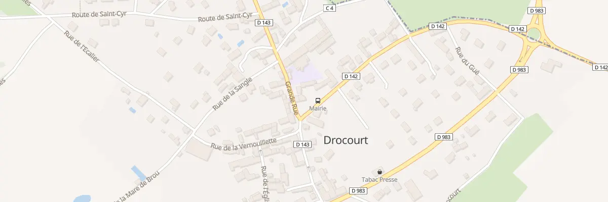 Plan du 1 Rue du Bout aux Moines à Drocourt