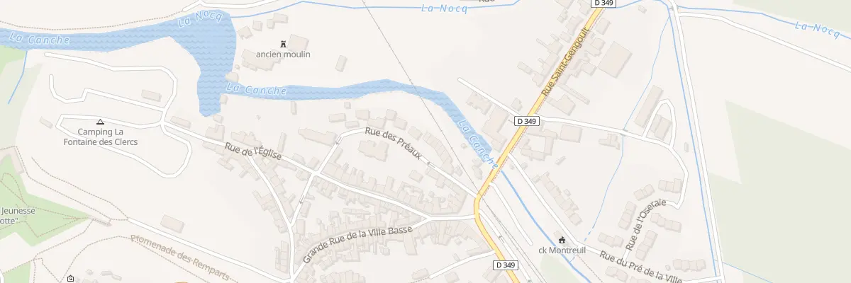 Plan du 15 Rue des Préaux à Montreuil-sur-Mer