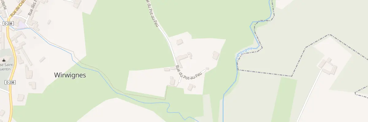 Plan du 437 Rue du Pot au Feu à Wirwignes