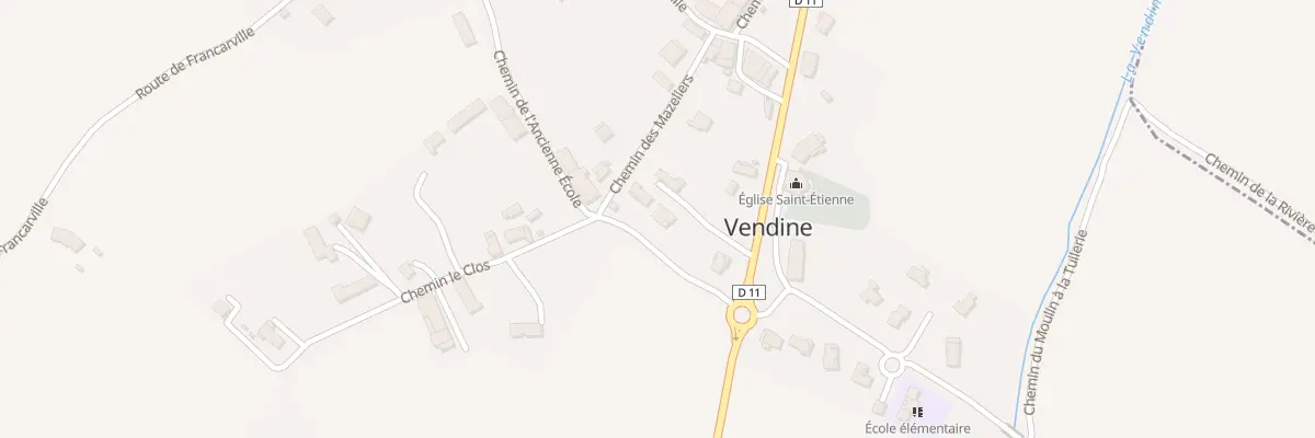 Plan du 9001 Le Village à Vendine
