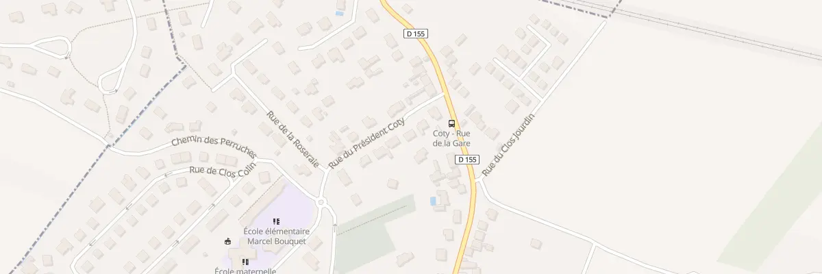 Plan du 5 Rue du Président Coty à La Queue-les-Yvelines