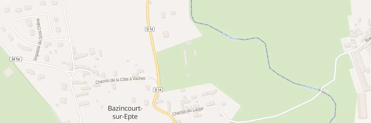 Plan du 19 Bazincourt à Bazincourt-sur-Epte