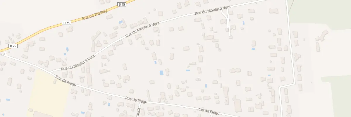 Plan du 29 Rue du Moulin à Vent à Romorantin-Lanthenay