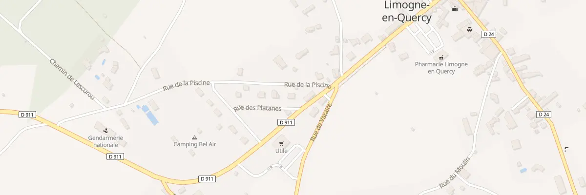 Plan du 20 Rue des Platanes à Limogne-en-Quercy