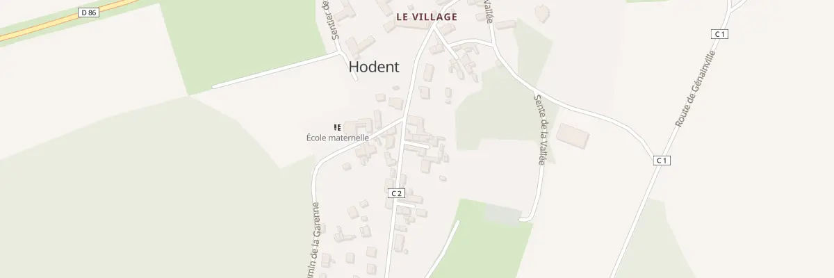 Plan du 2 Cr des Jardins à Hodent