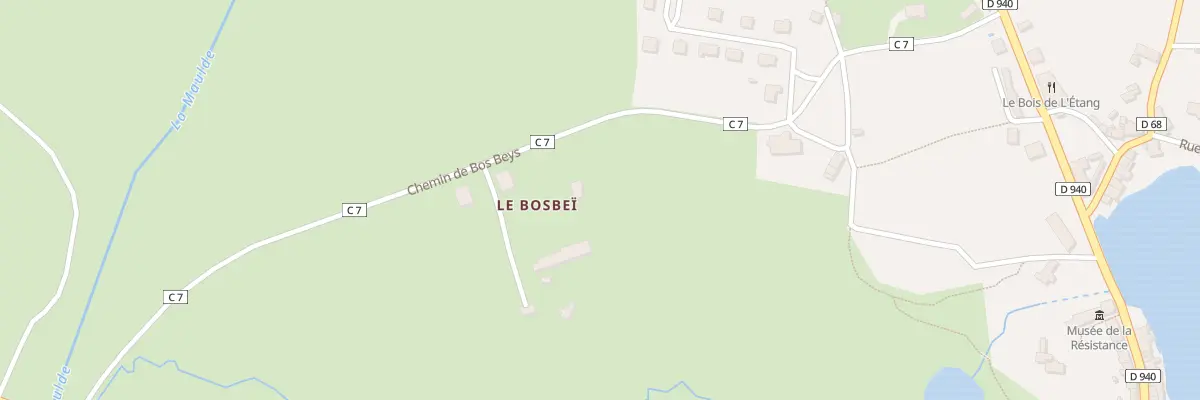 Plan du 5745 Bos Beys à Peyrat-le-Château