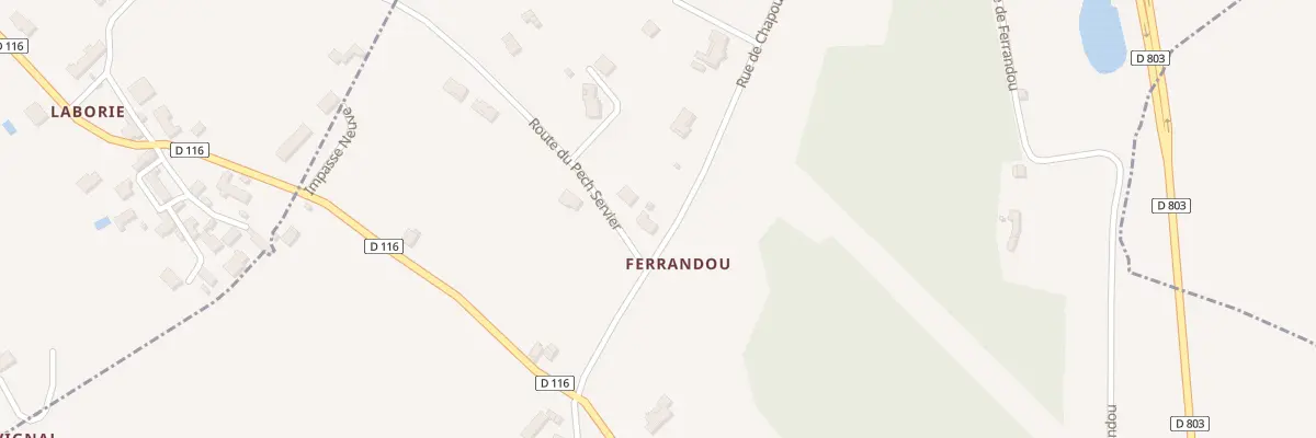 Plan du 12 Rte du Pech Servier à Tauriac