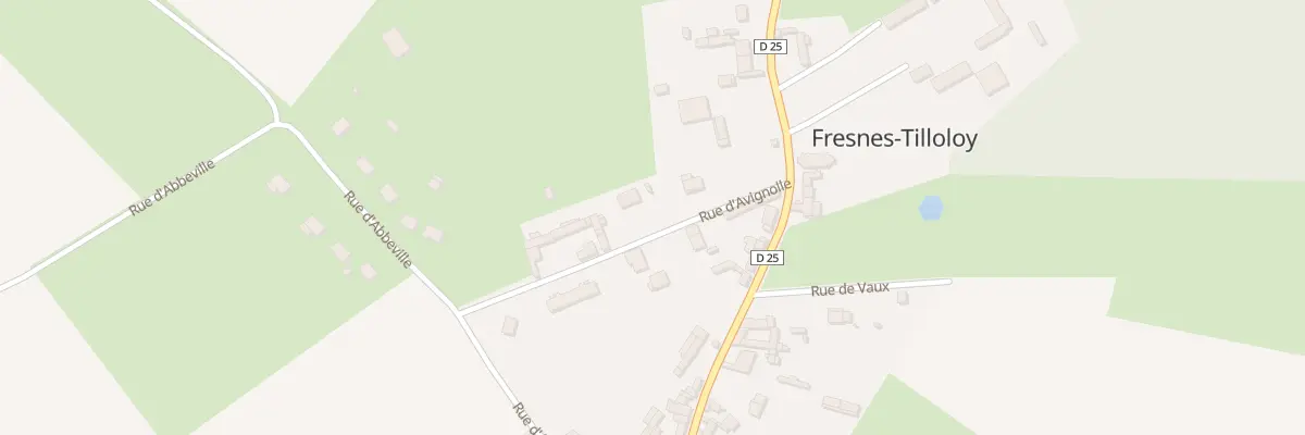 Plan du 4 Rue d’Avignolle à Fresnes-Tilloloy