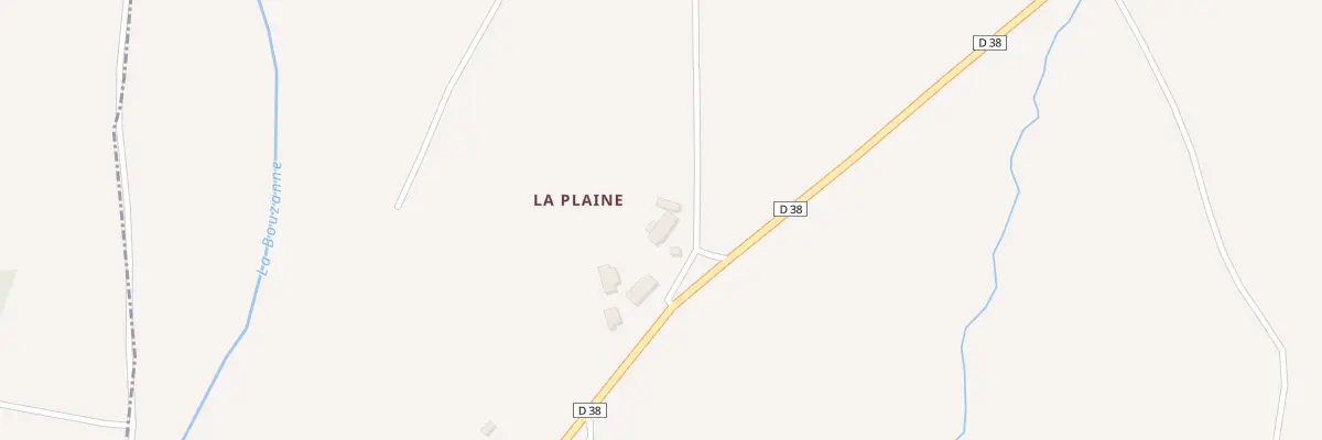 Plan du 4 La Plaine à Mouhers