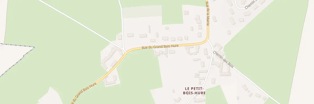 Plan du 17 Rue du Grand Bois Huré à Boisjean
