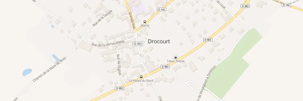 Plan du 6 Grande Rue à Drocourt