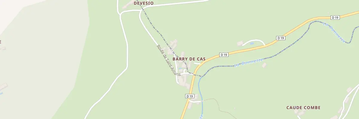 Plan du 5098 Barry de Cas à Espinas