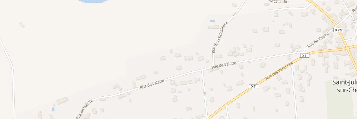 Plan du 30 Rue de Valette à Saint-Julien-sur-Cher