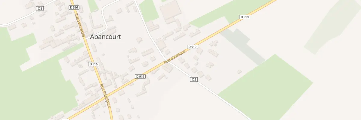 Plan du 1 Rue des Eglantiers à Abancourt
