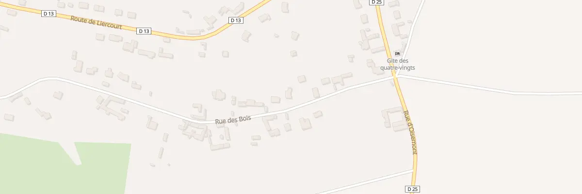 Plan du 45 Rue des Bois à Huppy
