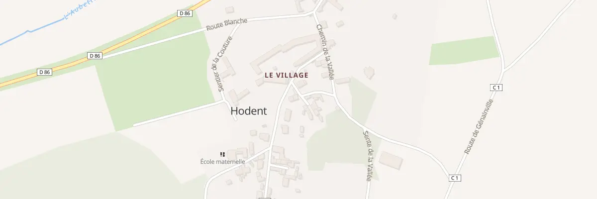 Plan du 1 Rle des Vieilles Pièrres à Hodent